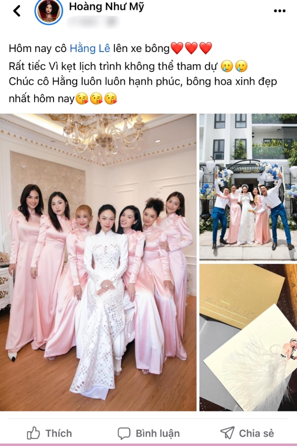 Lý do 3 học trò thân thiết vắng mặt trong đám cưới của Minh Hằng