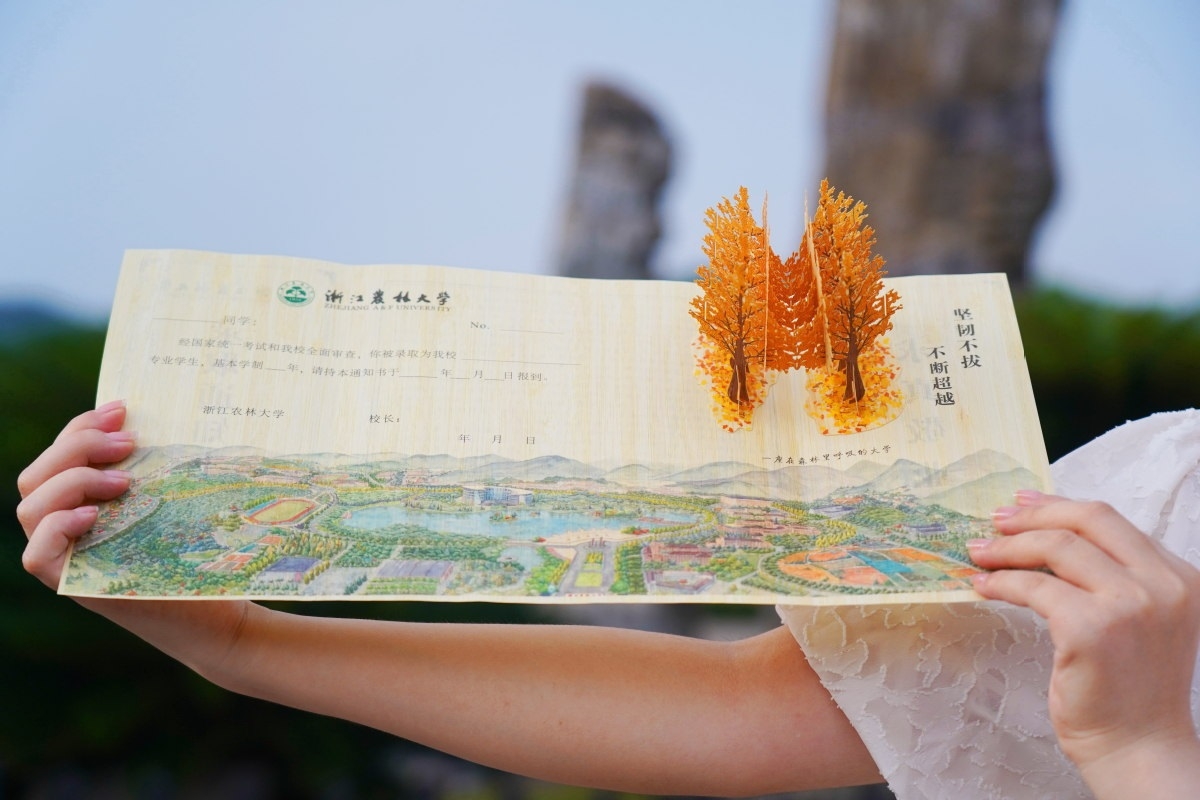 Loạt giấy báo trúng truyển "xinh lung linh" của các trường Đại học top đầu Trung Quốc