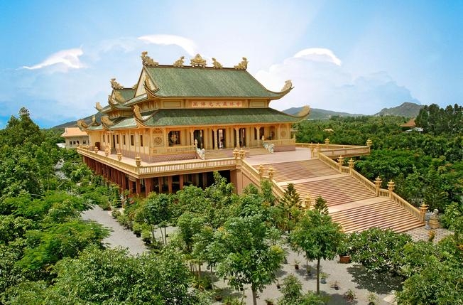 Ghé thăm ngôi Chùa xác lập 4 kỷ lục quốc gia ở Vũng Tàu Toàn cảnh Chùa Vạn Phật Quang Đại Tòng Lâm