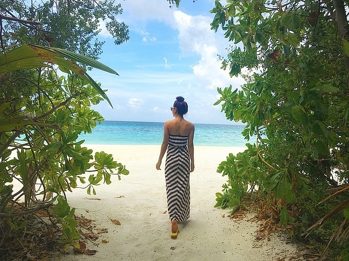 Phương Trinh Jolie và chuyến du lịch sang chảnh tại Maldives phuong trinh joile va chuyen du lich sang chanh tai maldives