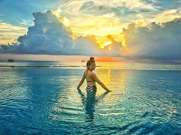 Phương Trinh Jolie và chuyến du lịch sang chảnh tại Maldives phuong trinh joile va chuyen du lich sang chanh tai maldives