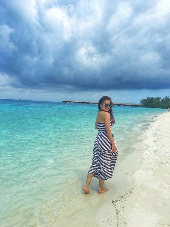 Phương Trinh Jolie và chuyến du lịch sang chảnh tại Maldives phuong trinh joile va chuyen du lich sang chanh tai maldives