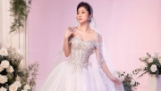 Thanh Trúc diện váy cưới hóa nàng dâu xinh đẹp