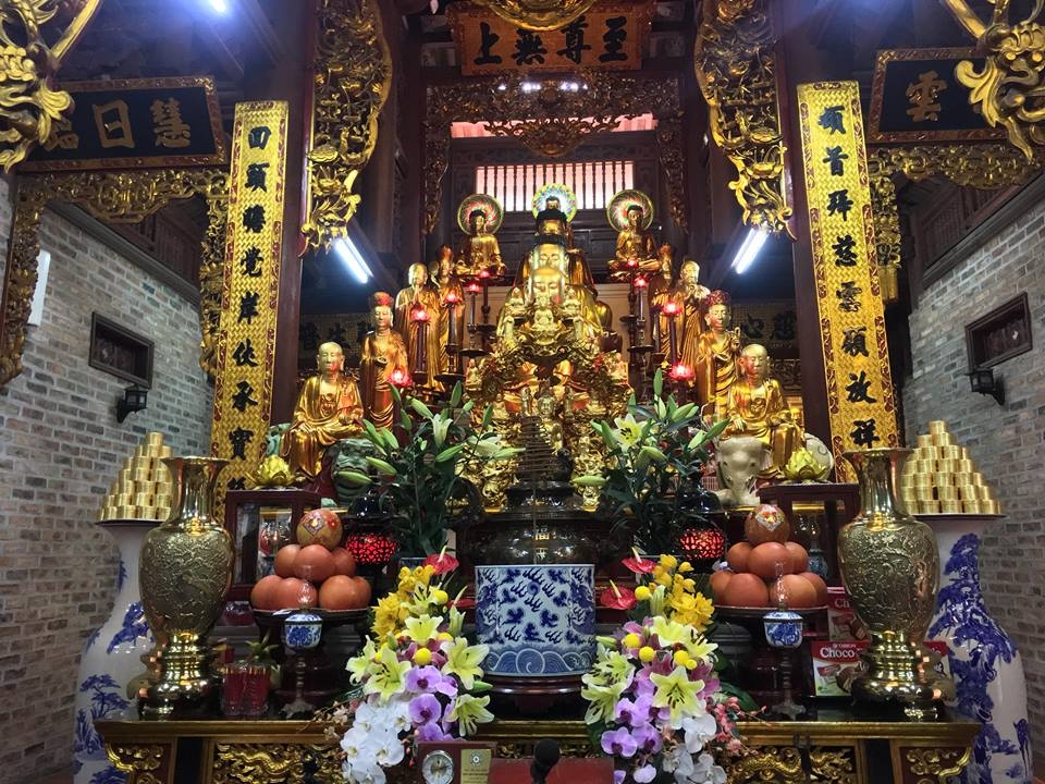 Hà Nội: Chùa Hòe Nhai và bức tượng Phật ngồi lưng vua độc nhất ha noi chua hoe nhai va buc tuong phat ngoi lung vua doc nhat