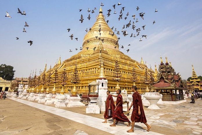 Đến Shwezigon: Ngôi chùa dát vàng và linh thiêng nhất ở Myanmar Đến Shwezigon: Ngôi chùa dát vàng đầu tiên và linh thiêng nhất ở Myanmar