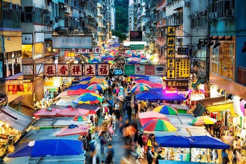 Thỏa thích mua sắm tại 6 khu chợ đêm nổi tiếng ở Hồng Kông