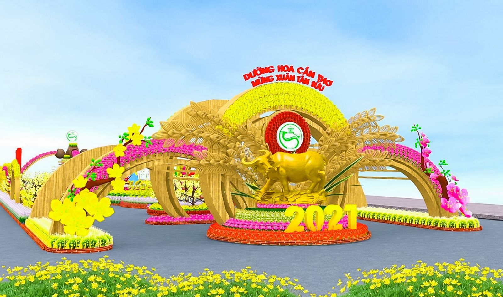 Cần Thơ: Chờ đón Đường hoa Cần Thơ xuân Tân Sửu Cần Thơ: Chờ đón Đường hoa Cần Thơ xuân Tân Sửu