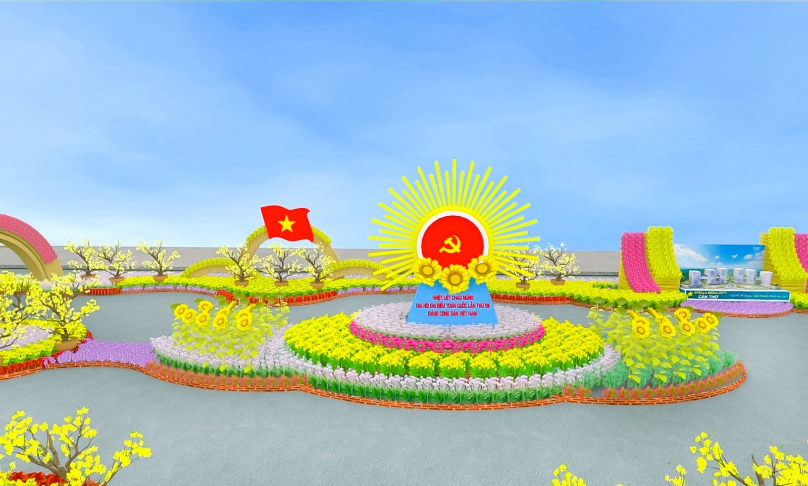 Cần Thơ: Chờ đón Đường hoa Cần Thơ xuân Tân Sửu Cần Thơ: Chờ đón Đường hoa Cần Thơ xuân Tân Sửu