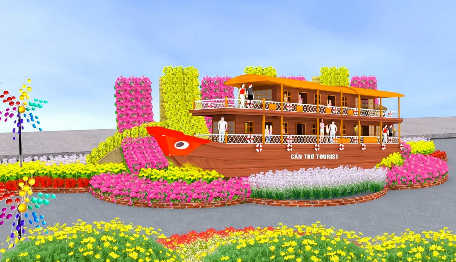 Cần Thơ: Chờ đón Đường hoa Cần Thơ xuân Tân Sửu Cần Thơ: Chờ đón Đường hoa Cần Thơ xuân Tân Sửu