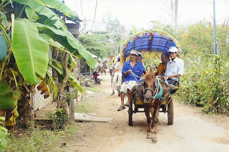 Đến cầu Rạch Miễu, hưởng ngoạn hai ốc đảo xanh mướt trên sông Tiền